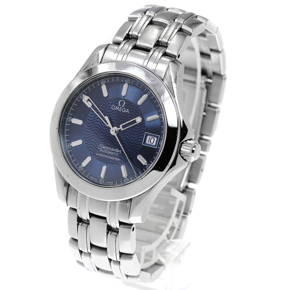 OMEGA Seamaster120 2501.81 Date Navy Dial Automatic Men's Watch_821238