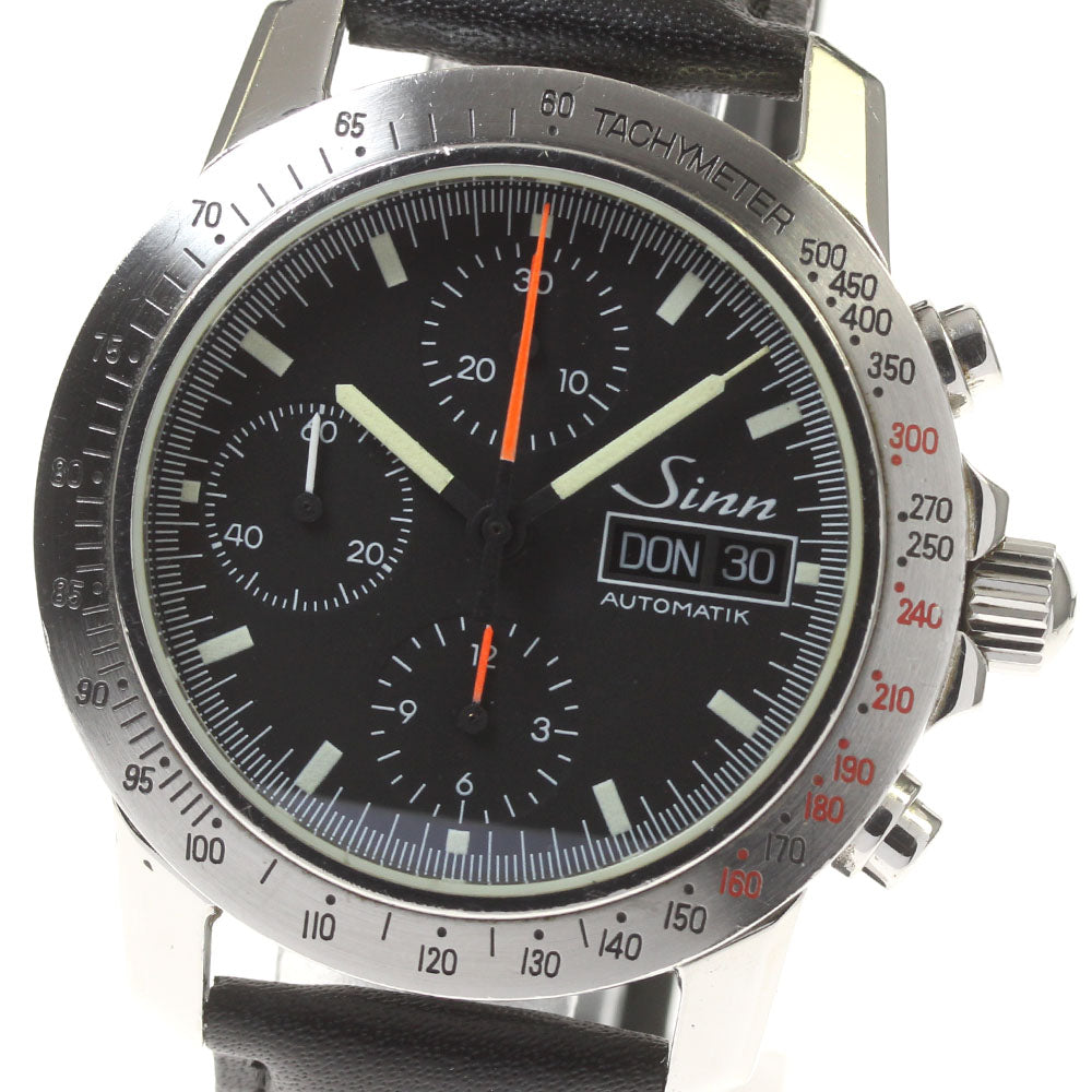 Sinn autobahn 303 Chronograph day date black Dial Automatic Men's Watch_821253