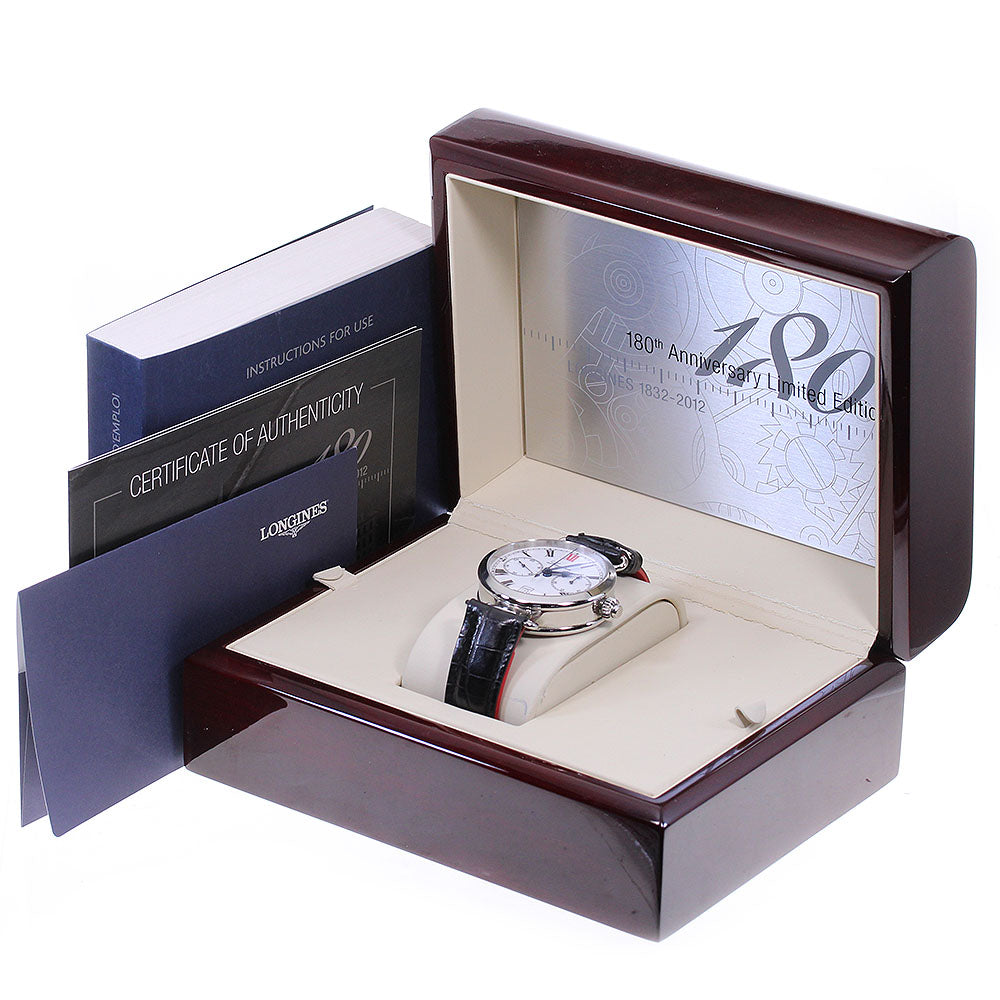 LONGINES Heritage collection L2.776.4 One push chrono white Dial Automatic Men's Watch_821313
