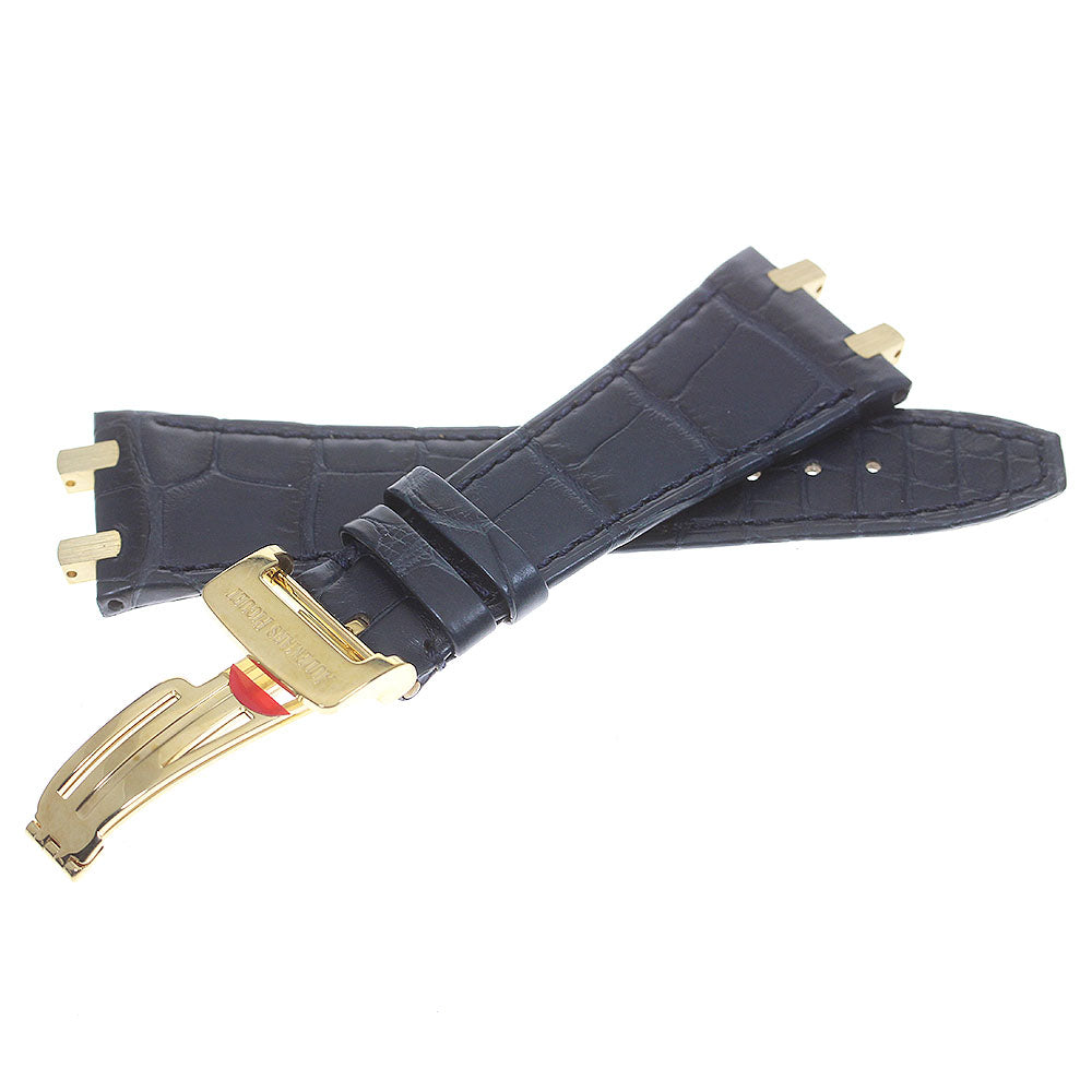 AUDEMARS PIGUET Leather belt for men's watches Lug width 27mm Navy Dial Men's Watch_821371