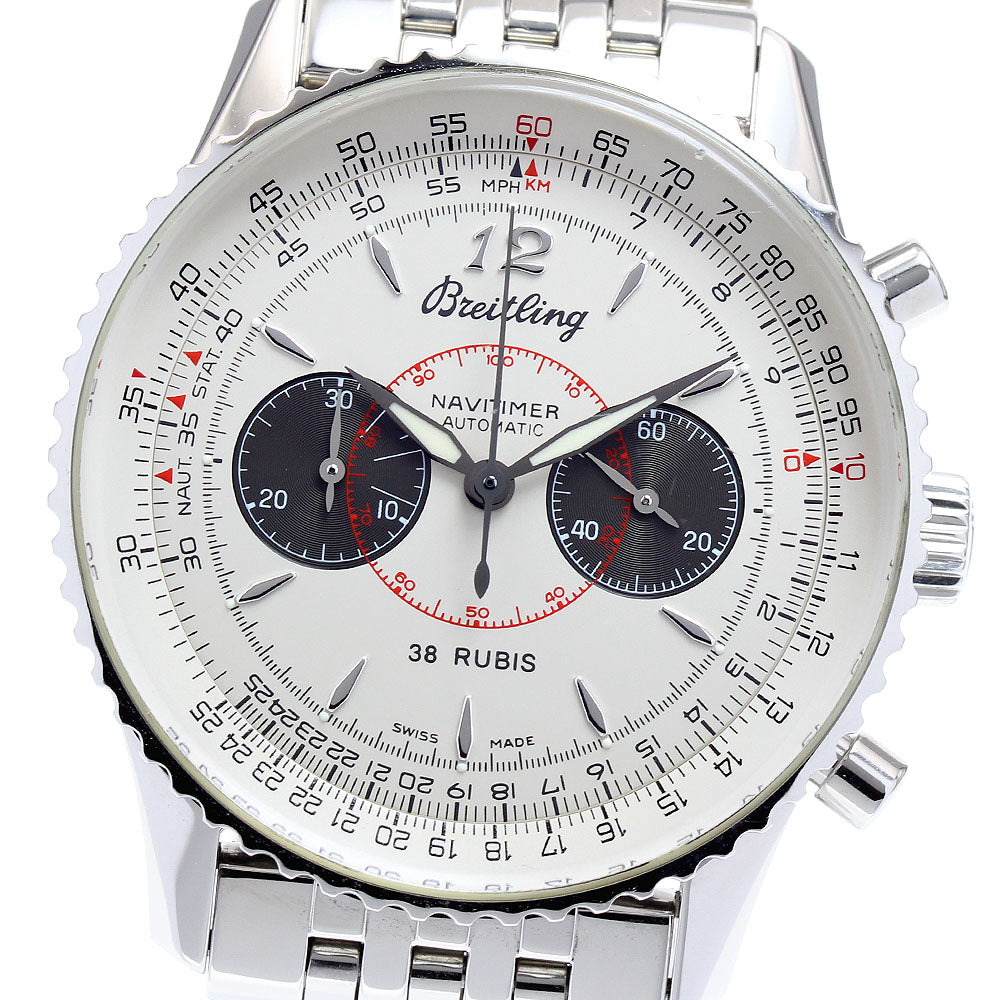 BREITLING Navitimer02 A47330 Chronograph Silver Dial Automatic Men's_821417
