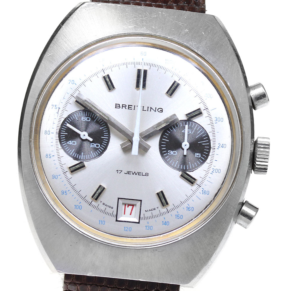 BREITLING Datra 592 Vintage cal.7734 Silver Dial Hand Winding Men's Watch_821515
