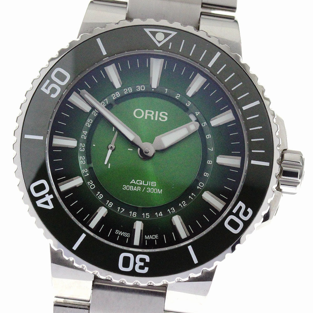 ORIS Aquis Oris Hangan Limited Edition 7734 green Dial Automatic Men's_821573