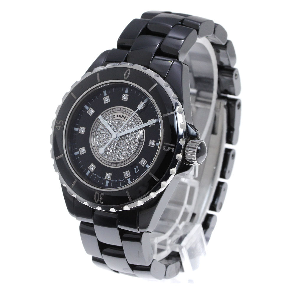 CHANEL J12 H1757 Black ceramic center diamond black Dial Automatic Men's_821623