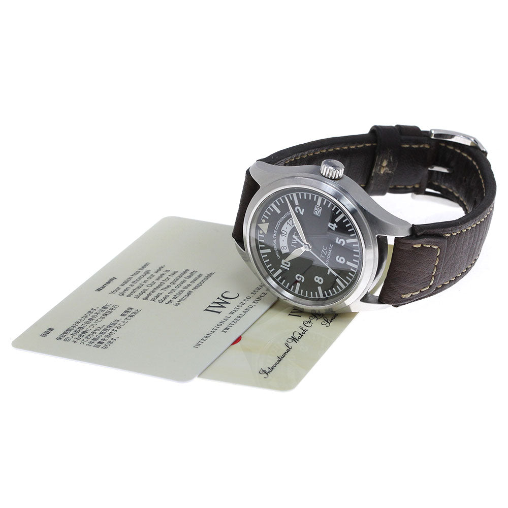 IWC SCHAFFHAUSEN Freeger UTC IW325101 black Dial Automatic Men's Watch_821632