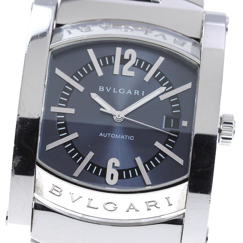BVLGARI Assioma AA48S Date gray Dial Automatic Men's Watch_821849