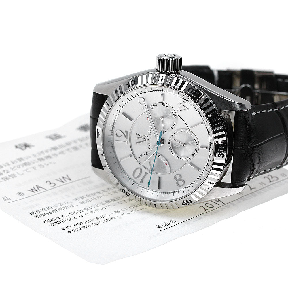 VARTIX ALIVE G704 WA3VN Day-Date Power Reserve Silver Dial Automatic Men's Watch_821855