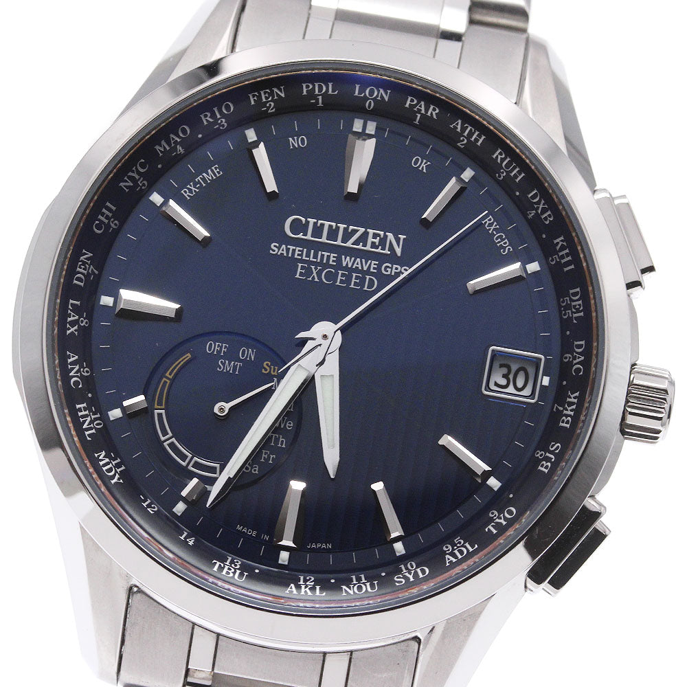 CITIZEN Exceed CC3050-56L/F150-T024637 Eco Drive Blue Dial Men's Watch_821857