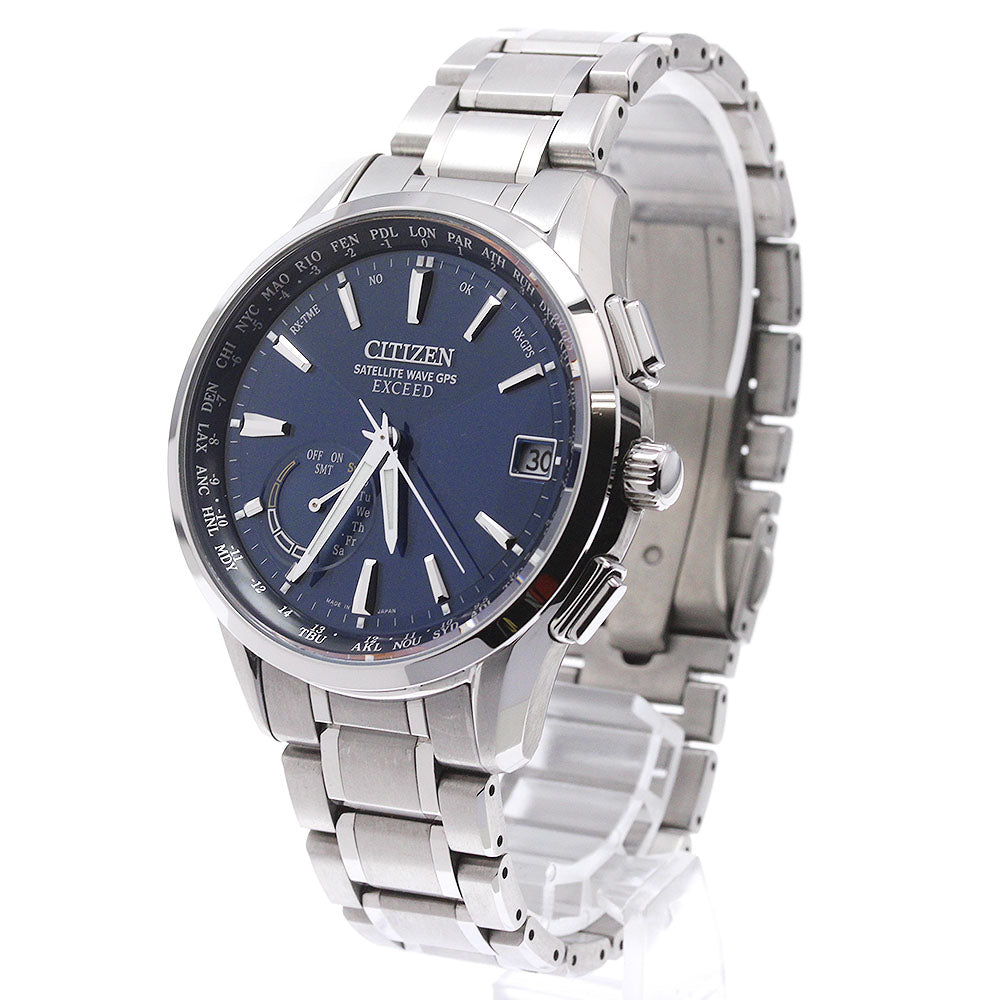 CITIZEN Exceed CC3050-56L/F150-T024637 Eco Drive Blue Dial Men's Watch_821857