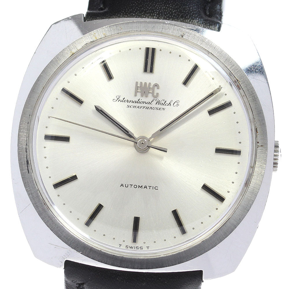 IWC SCHAFFHAUSEN 36MM Vintage Silver Dial Automatic Men's Watch_821921