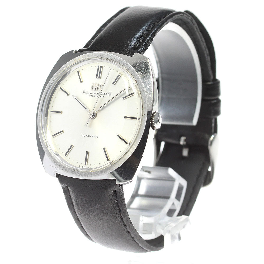 IWC SCHAFFHAUSEN 36MM Vintage Silver Dial Automatic Men's Watch_821921