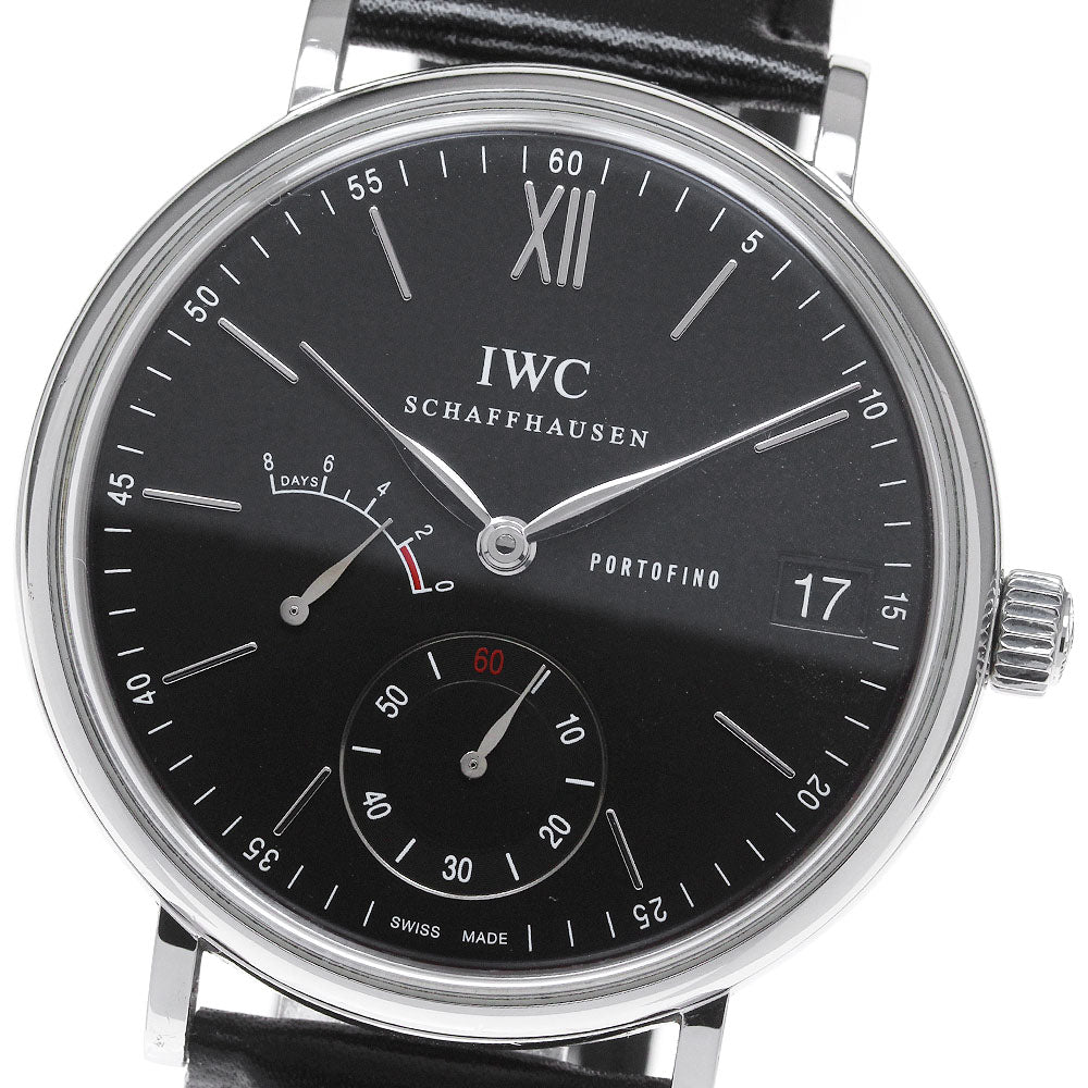 IWC SCHAFFHAUSEN Portofino Handwind 8 Days IW510102 power reserve Men's _821976