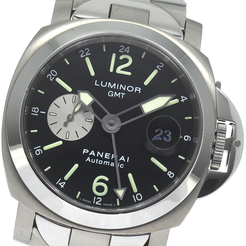 PANERAI Luminor GMT PAM00161 Date Black Dial Automatic Men's Watch_821980