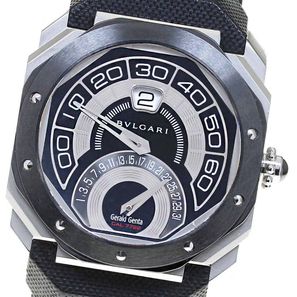 BVLGARI Octo by Retro Gerald Genta OBR.Y.1C black Dial Automatic Men's Watch_821988