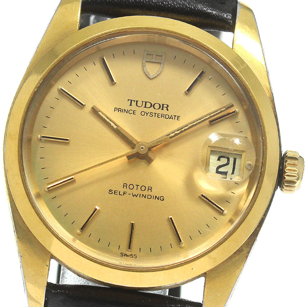 TUDOR Prince Oyster Date 74001 Cal.2824-1 gold Dial Automatic Men's Watch_822010