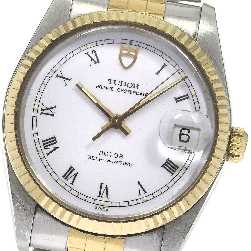 TUDOR Prince Oyster Date 74033 Cal.2824-2 YG bezel Automatic Men's Watch_822018