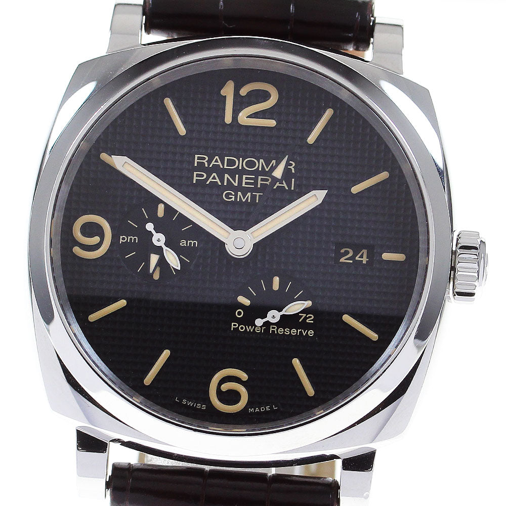 PANERAI Radiomir 1940 PAM00628 GMT power reserve black Dial Automatic Men's Watch_822039