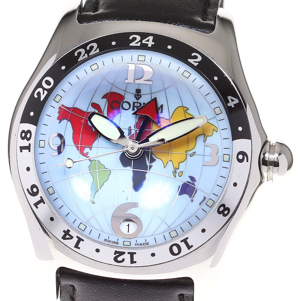 CORUM bubble 383.150.20 GMT Light blue Dial Automatic Men's Watch_822147