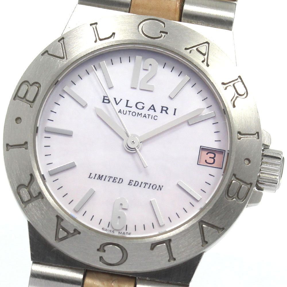 BVLGARI Diagono Sports LCV29S Pink shell Dial Automatic Ladies Watch_822710
