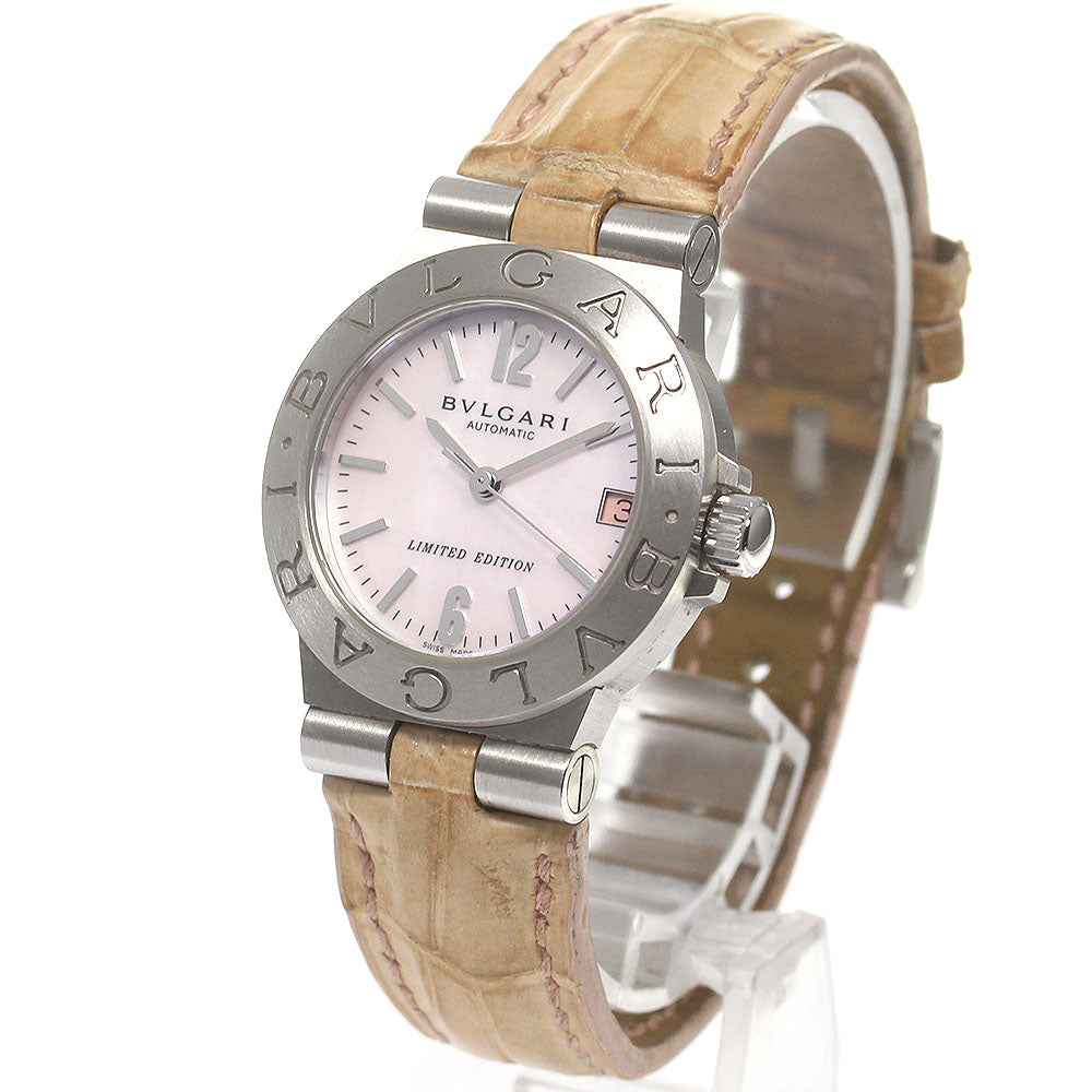 BVLGARI Diagono Sports LCV29S Pink shell Dial Automatic Ladies Watch_822710