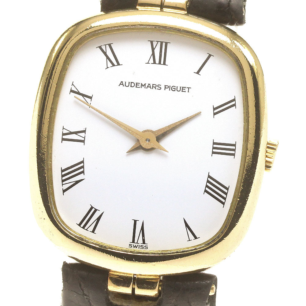 AUDEMARS PIGUET K18YG Cal.2052 white Dial Hand Winding Ladies Watch_822712