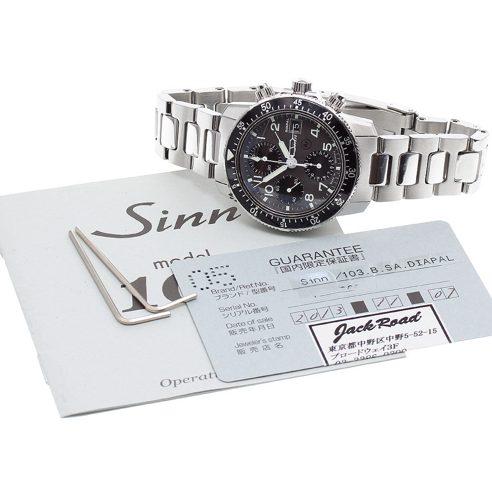 Sinn Diapal 103.B.SA.DIAPAL Chronograph Date gray Dial Automatic Men's_822818