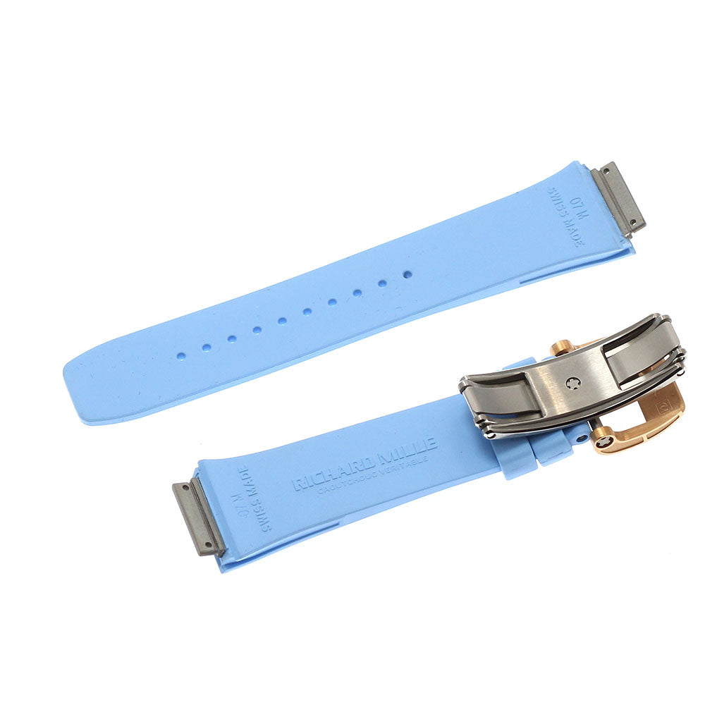 RICHARD MILLE Rubber belt with buckle Lug width 0.8"/0.6" Dial Men's Watch_822826-1