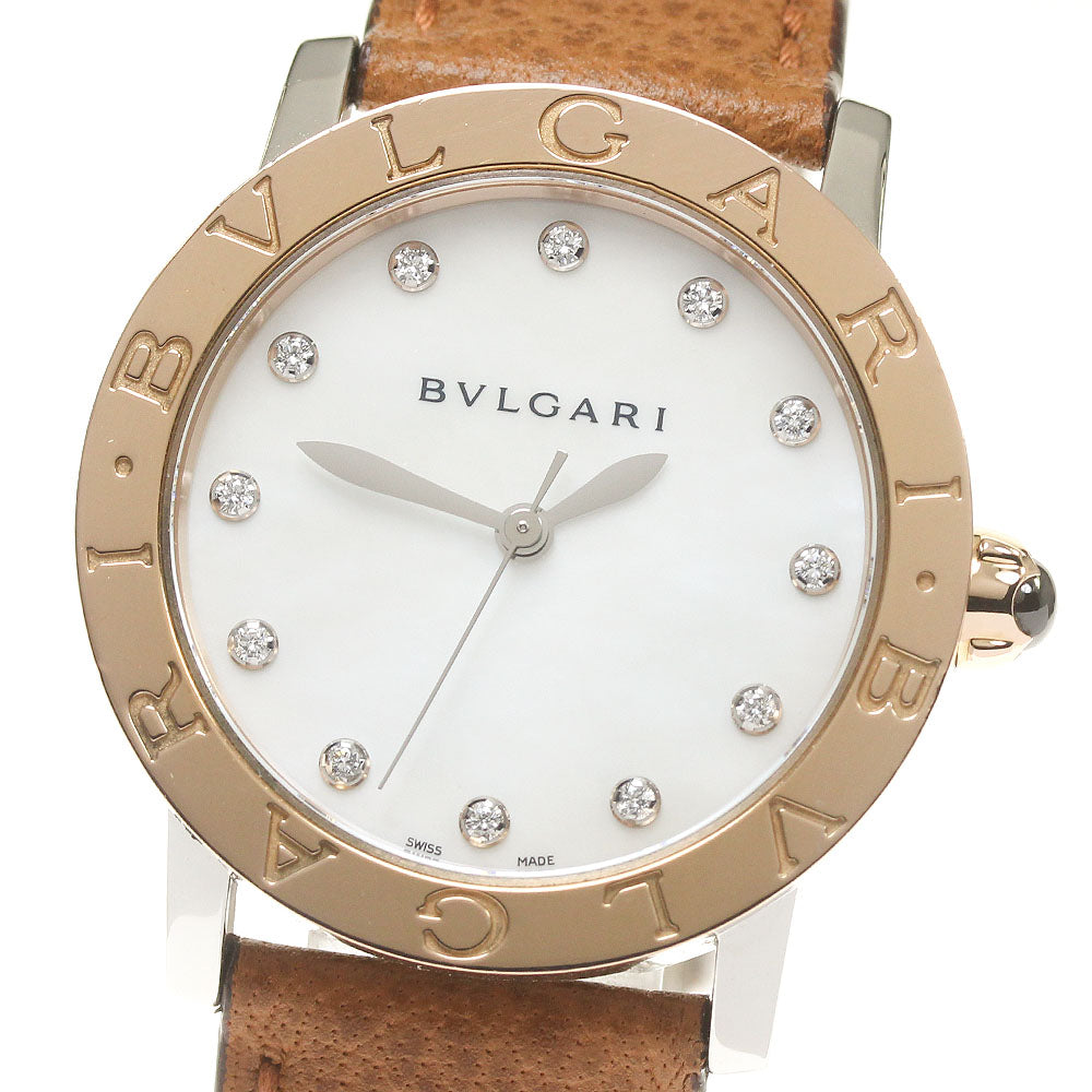 BVLGARI BVLGARIBVLGARI BBLP33SG K18YPGBezel 12P Diamond Automatic Boy's_822889