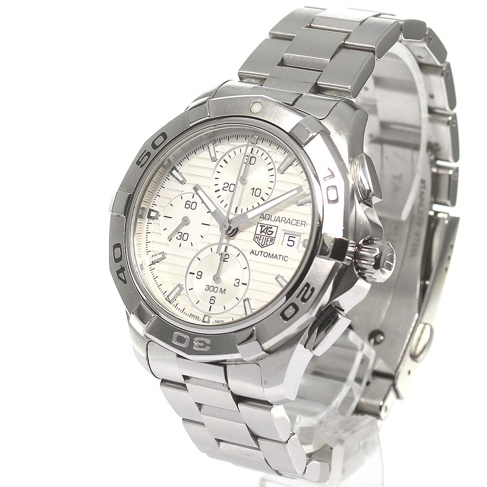 TAG HEUER Aqua racer CAP2111 Chronograph Silver Dial Auto Men's Watch_822906