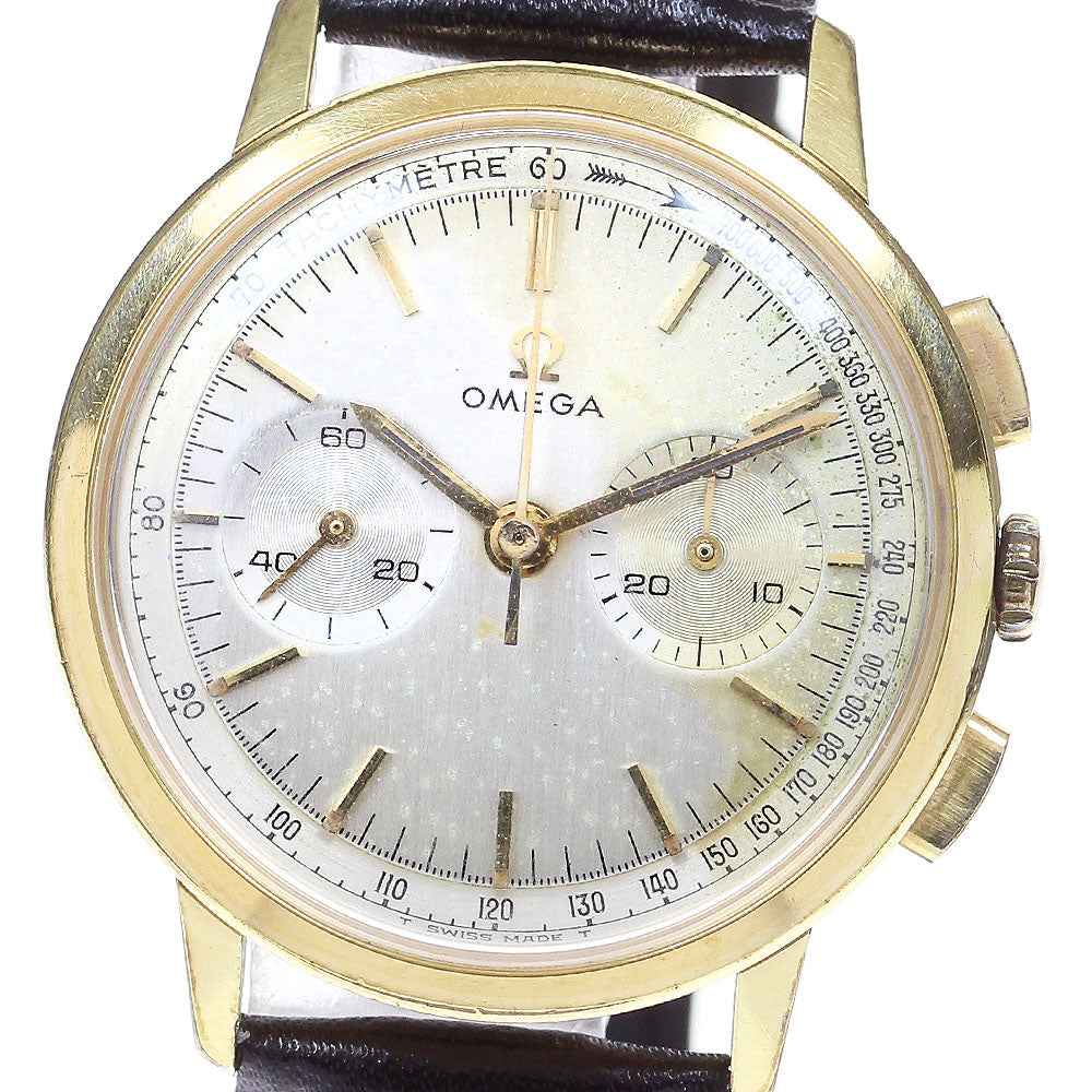 OMEGA 101.00009-66 Chronograph cal.320 Silver Dial Hand Winding Men's _822980