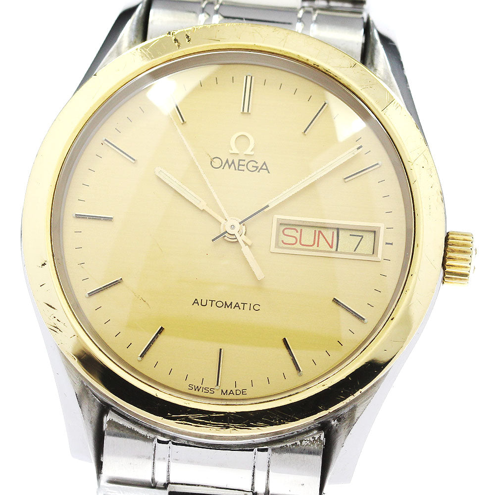 OMEGA Classic Day date gold Dial Automatic Men's Watch_822988