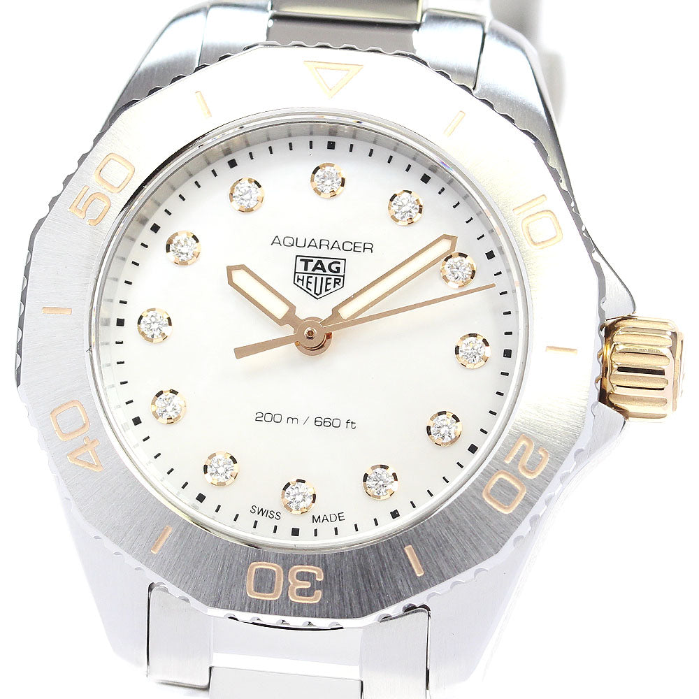 TAG HEUER Aquaracer WBP1450 12P diamond Quartz Ladies Watch_823031
