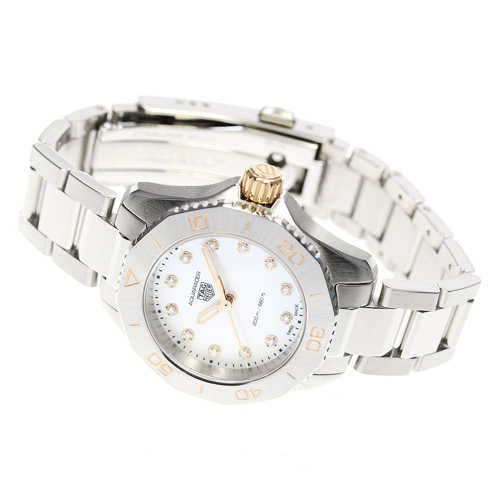 TAG HEUER Aquaracer WBP1450 12P diamond Quartz Ladies Watch_823031