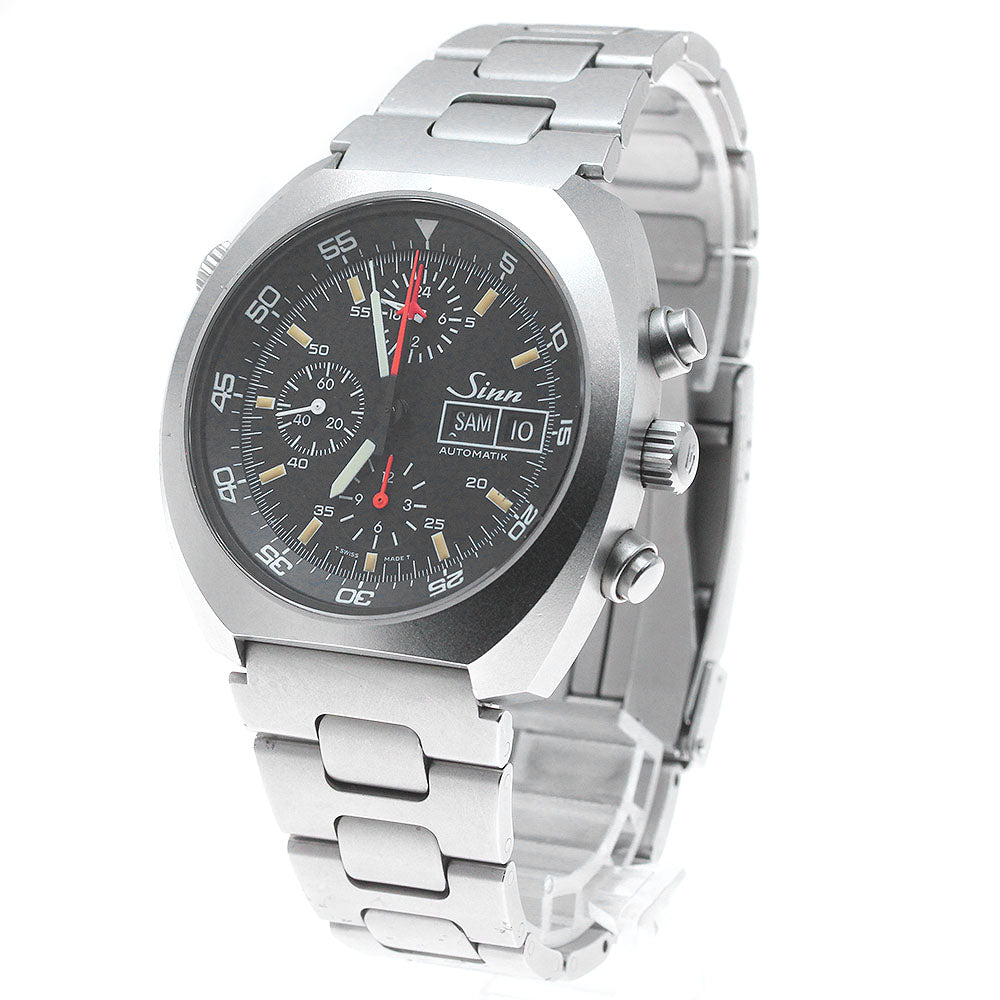 Sinn space chrono 142 Chronograph day date black Dial Automatic Men's Watch_823034