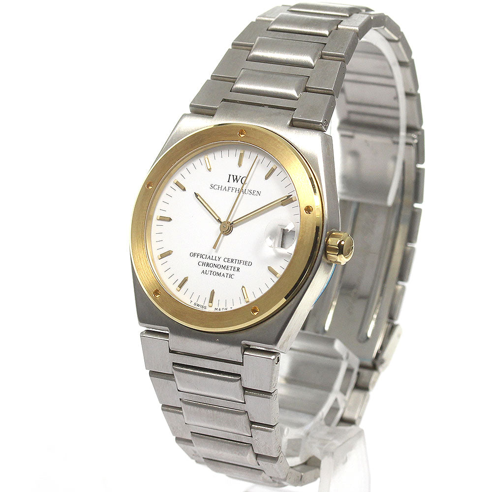 IWC SCHAFFHAUSEN In junior IW352103 YG bezel date Automatic Boy's Watch_823071
