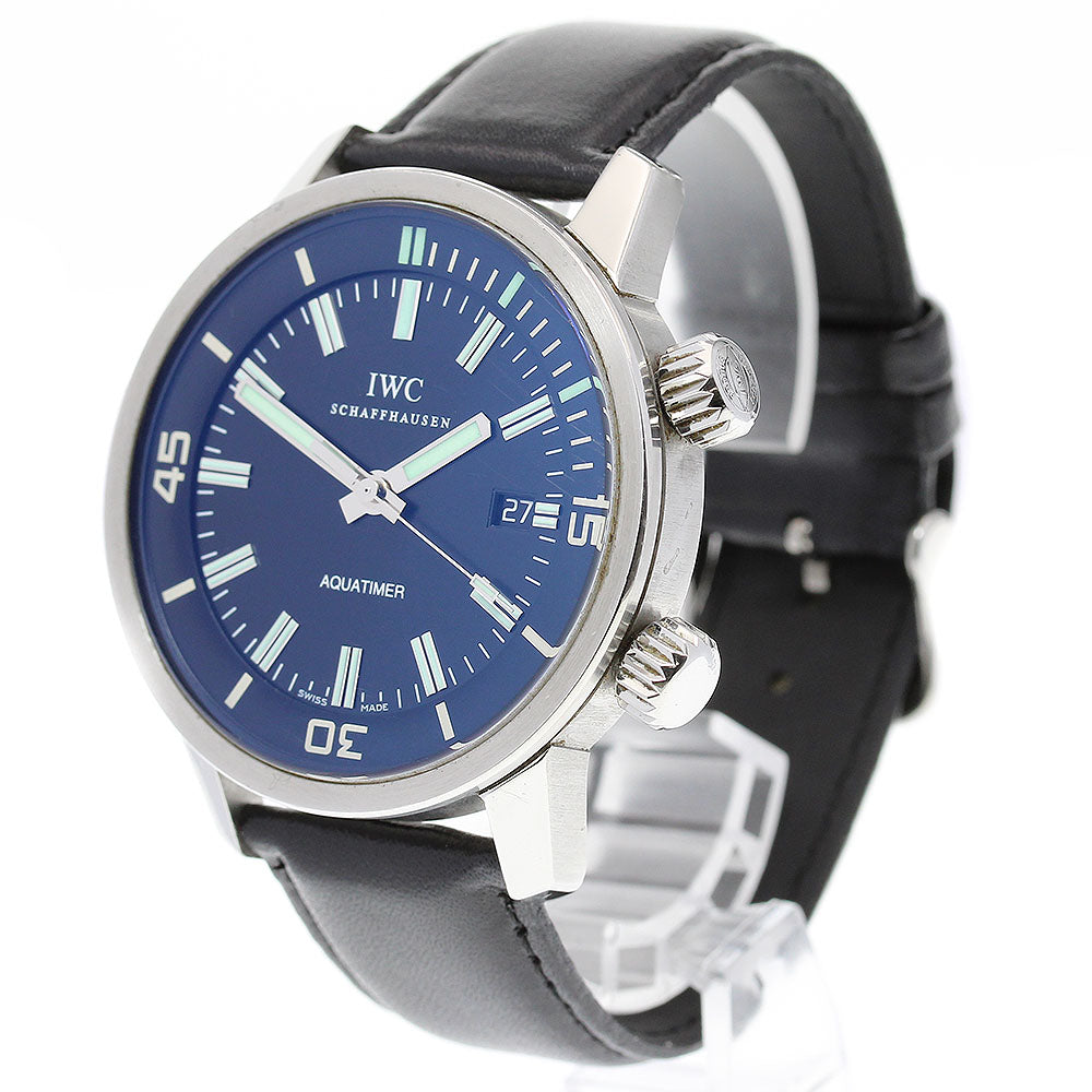 IWC SCHAFFHAUSEN Vintage aquatimer IW323101 Date black Dial At Men Watch_823116