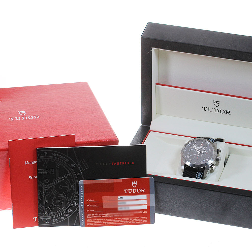 TUDOR Fast rider 42000 Chronograph Black Dial Automatic Men's Watch_823195