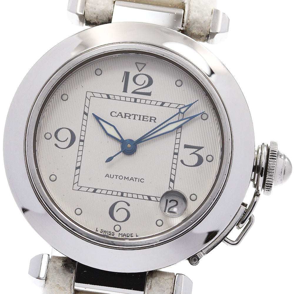 CARTIER Pasha C W3106199 Date Silver Dial Automatic Boy's Watch_823200