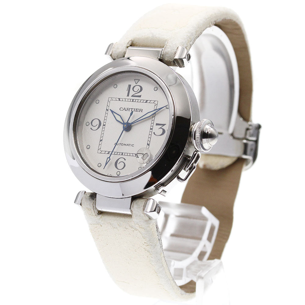 CARTIER Pasha C W3106199 Date Silver Dial Automatic Boy's Watch_823200