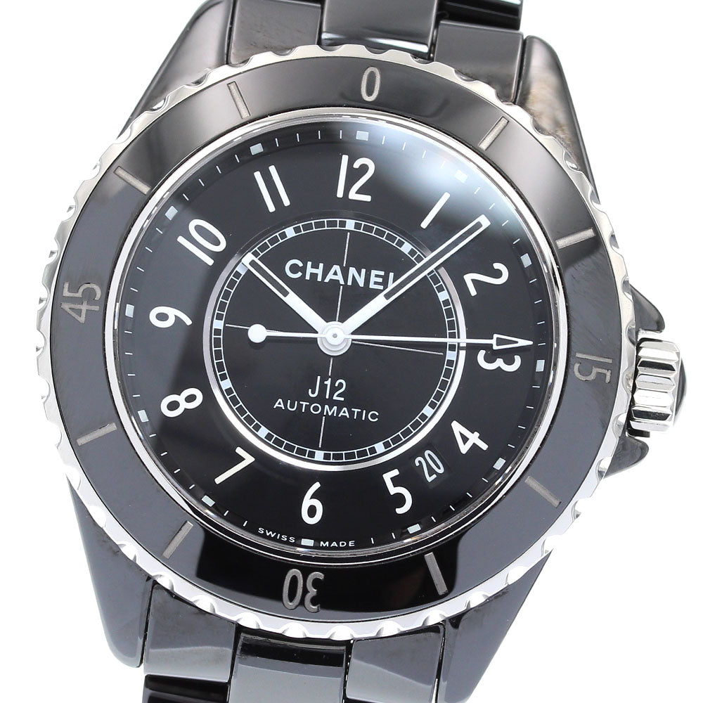 CHANEL J12 H5697 Black ceramic date black Dial Automatic Men's Watch_823280
