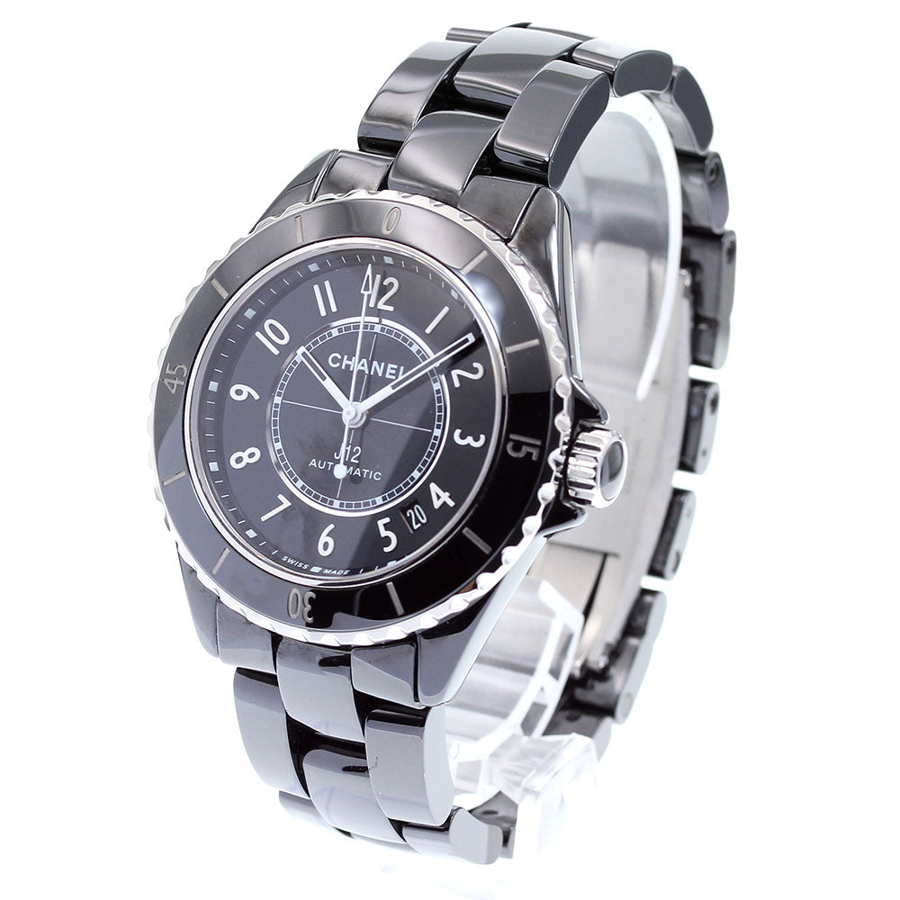 CHANEL J12 H5697 Black ceramic date black Dial Automatic Men's Watch_823280