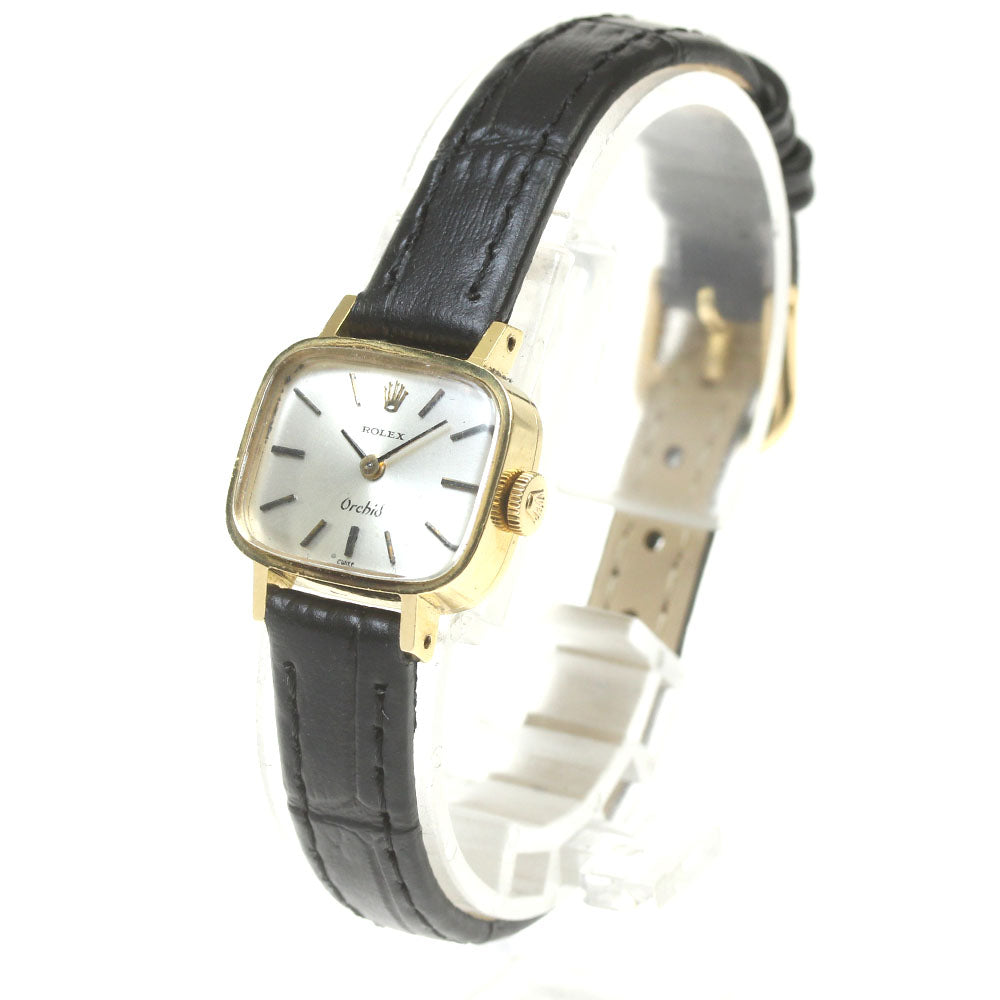 ROLEX Precision K18YG Vintage cal.1400 Silver Dial Hand Winding Ladies_823305