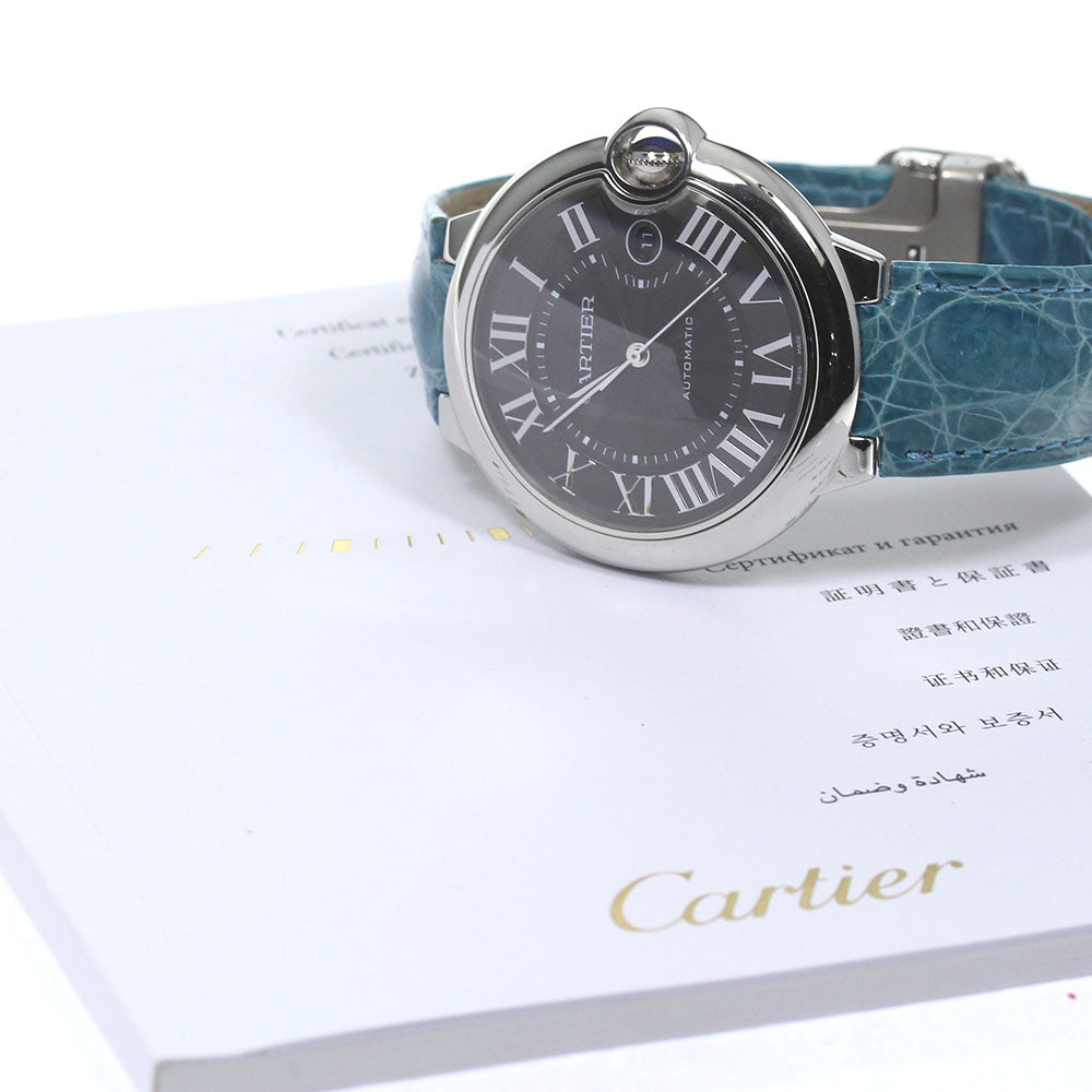 CARTIER Baron Blue LM WSBB0003 Date black Dial Automatic Men's Watch_823351