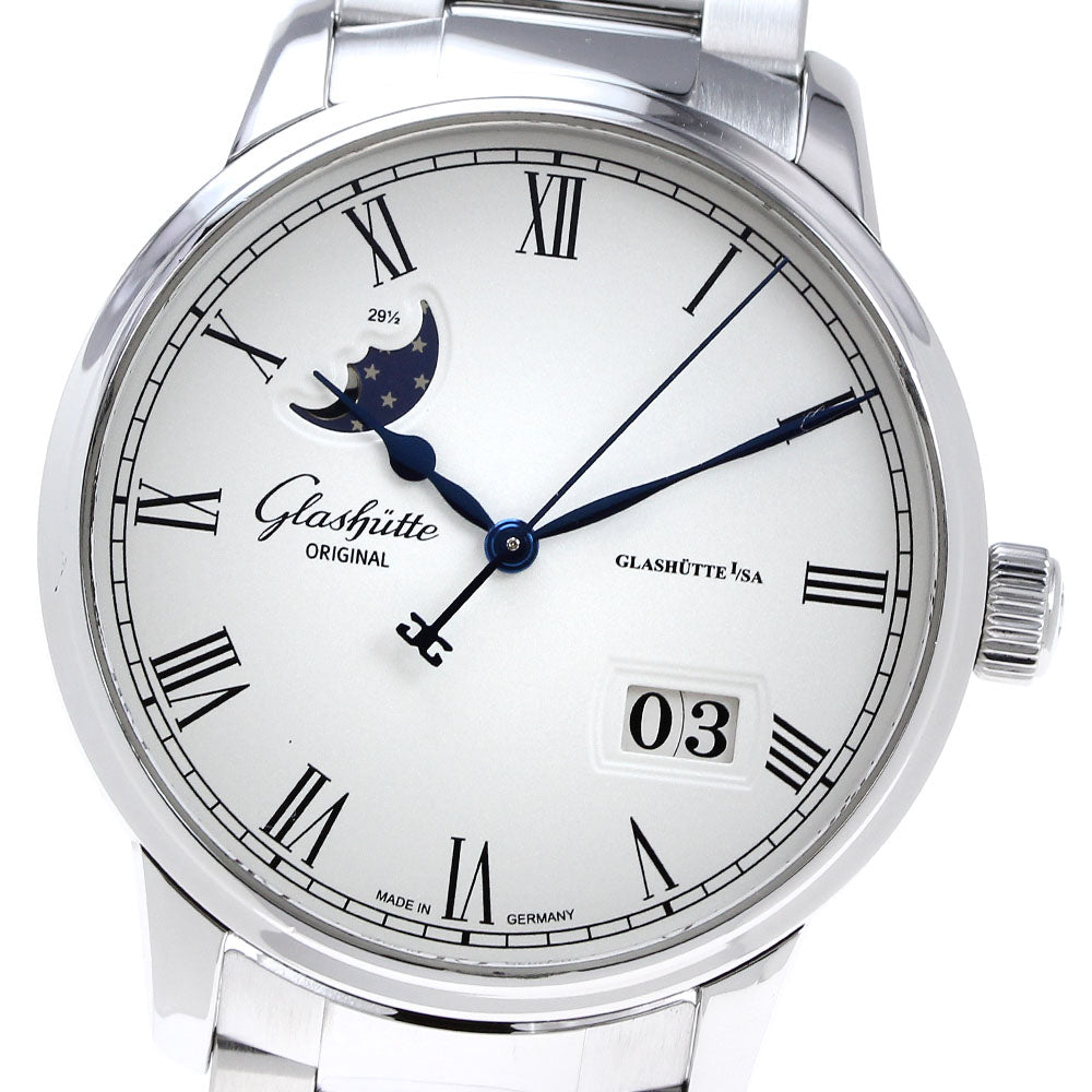 GLASHUTTE ORIGINAL Seneta 100-04-32-12-50 Panorama date Moon phase Auto_823371