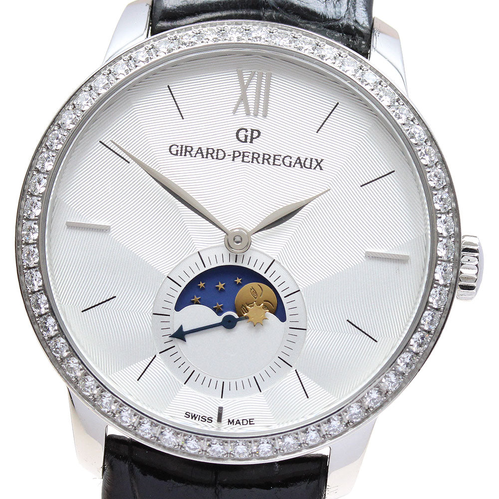 GIRARD PERREGAUX 49524 Diamond Bezel Moon Phase Automatic Men's Watch_823400
