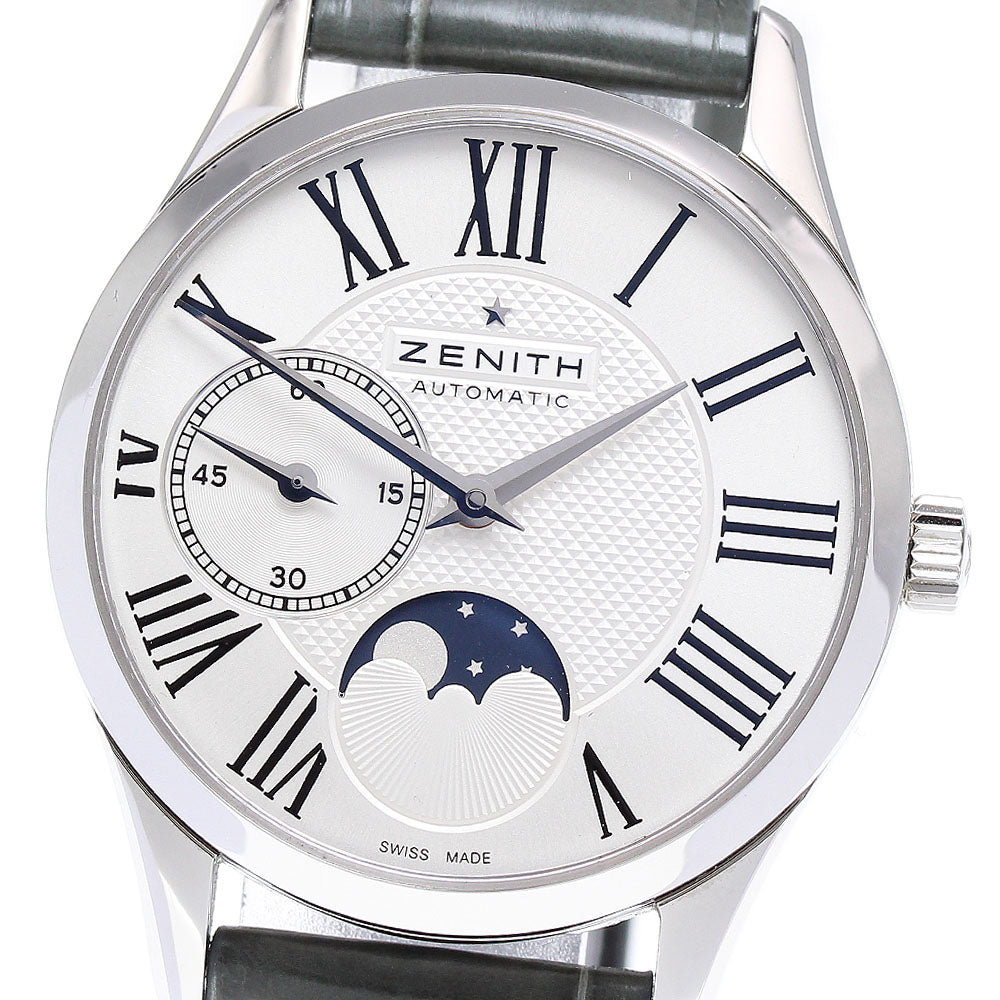ZENITH Class Elite Ultra Thin 03.2310.692 Moon phase Silver Dial Automatic Ladies Watch_823408
