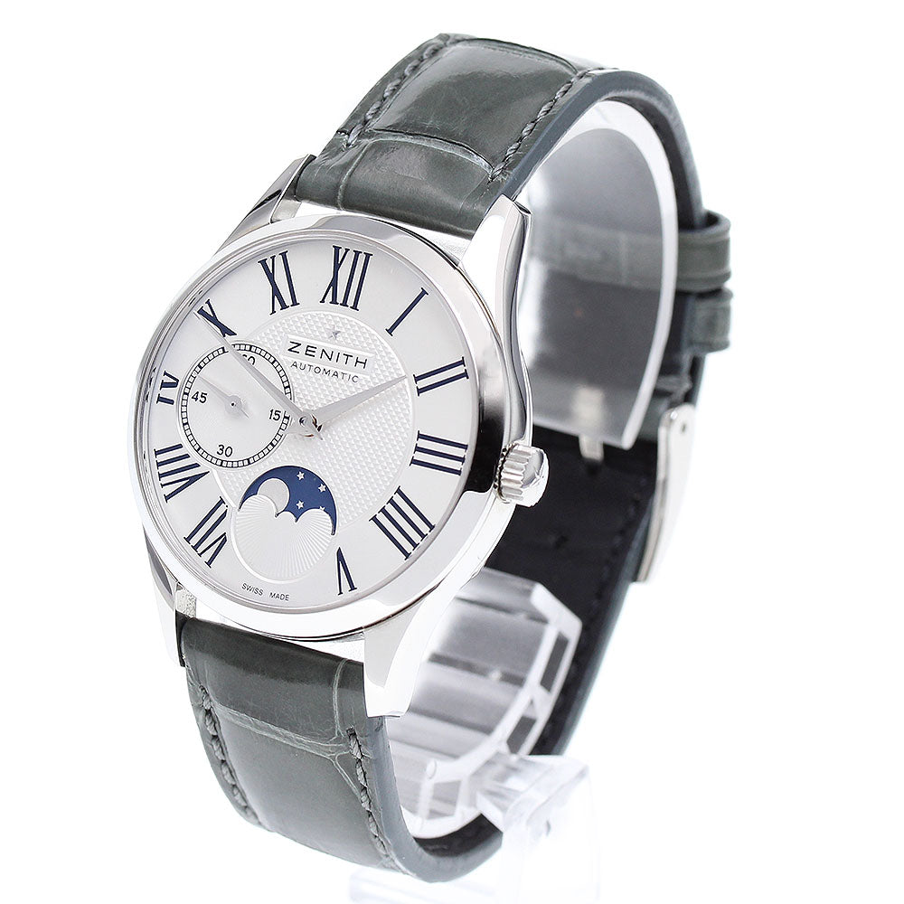 ZENITH Class Elite Ultra Thin 03.2310.692 Moon phase Silver Dial Automatic Ladies Watch_823408