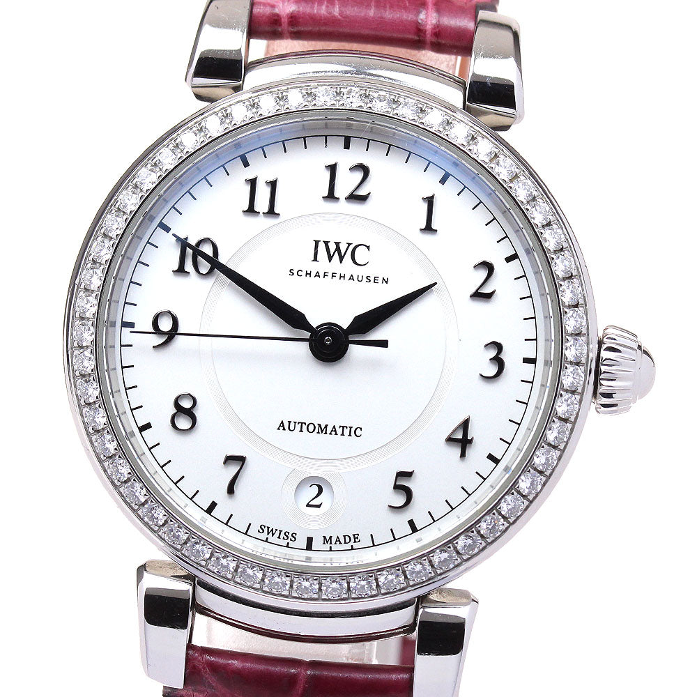 IWC SCHAFFHAUSEN Da Vinci IW458308 Diamond Bezel Silver Dial Automatic Ladies Watch_823411