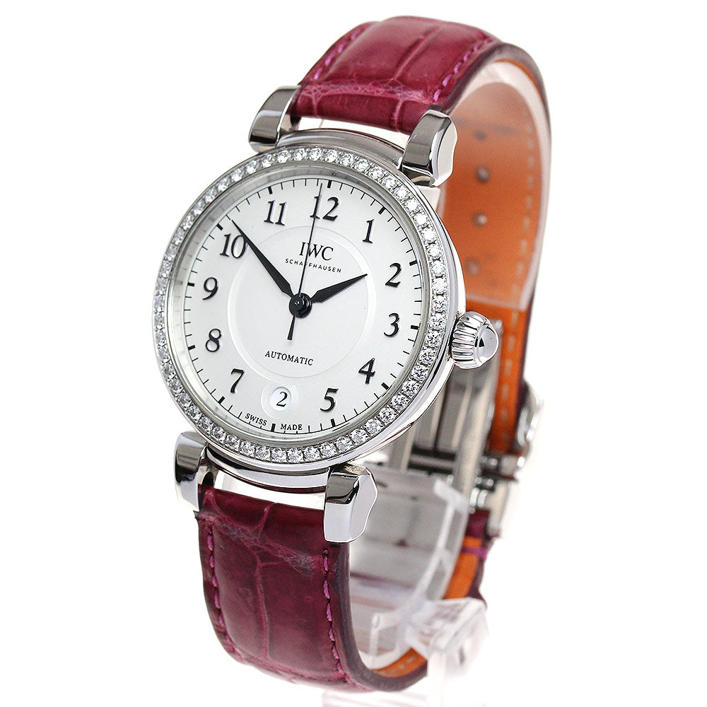 IWC SCHAFFHAUSEN Da Vinci IW458308 Diamond Bezel Silver Dial Automatic Ladies Watch_823411
