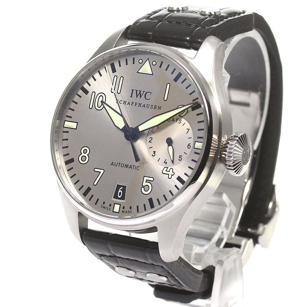 IWC SCHAFFHAUSEN Pilot Watch Father & Sun IW500906 Date Silver Dial Automatic Men's Watch_823418